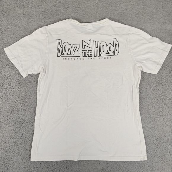 Boyz N The Hood Shirt Mens Small White‎ Movie Graphic Tee Hip Hop Rap Cotton - Picture 7 of 12